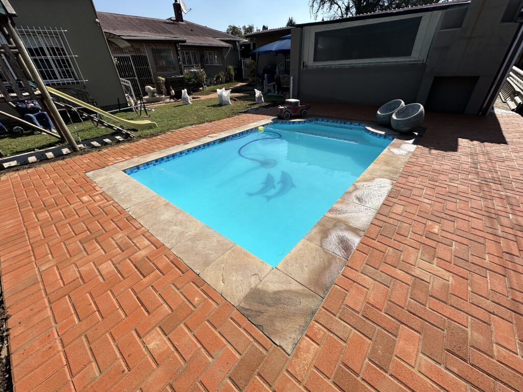 Paving & Pool Renovation after renovation