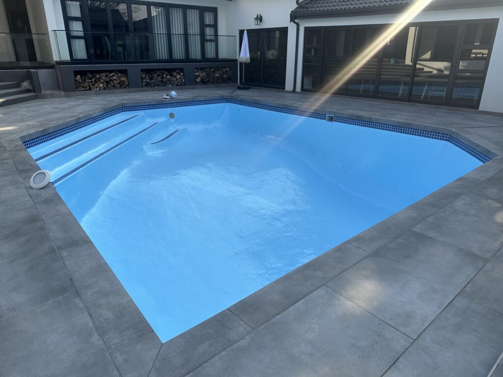 Fibreglass Pool Renovation after renovation