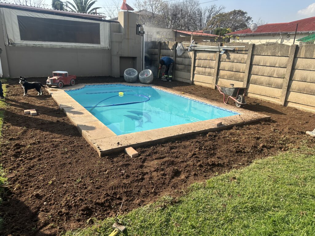 Paving & Pool Renovation before renovation
